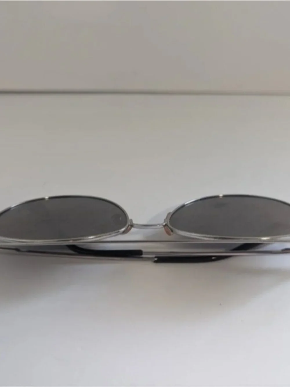 Aldo SIlver  Abstract Aviator Sunglasses